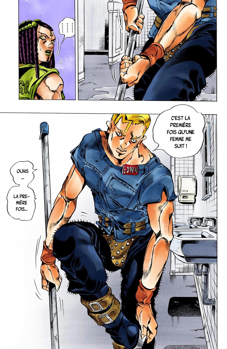 Read JoJo's Bizarre Adventure Part 6 Stone Ocean Official Colored FR Manga Online