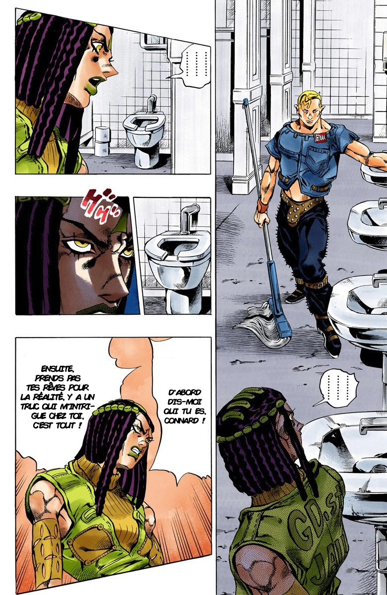 Read JoJo's Bizarre Adventure Part 6 Stone Ocean Official Colored FR Manga Online