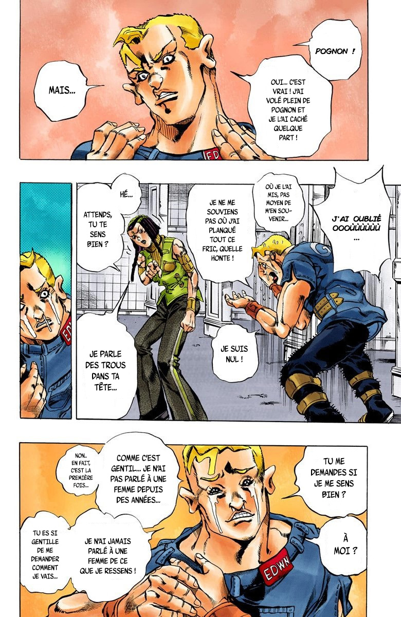 Read JoJo's Bizarre Adventure Part 6 Stone Ocean Official Colored FR Manga Online