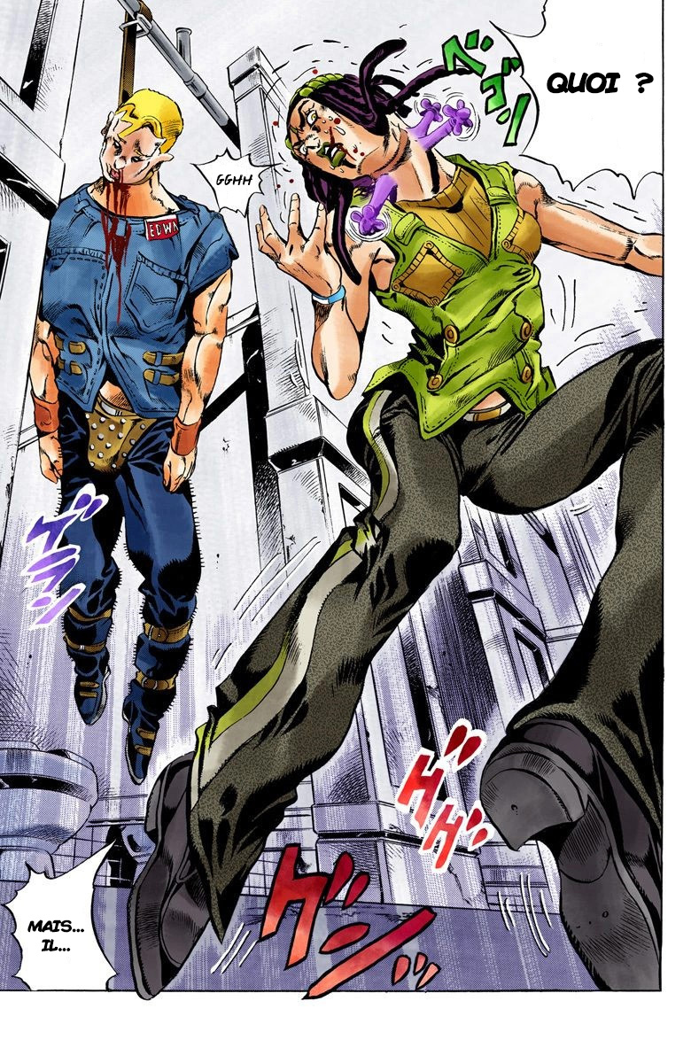 Read JoJo's Bizarre Adventure Part 6 Stone Ocean Official Colored FR Manga Online