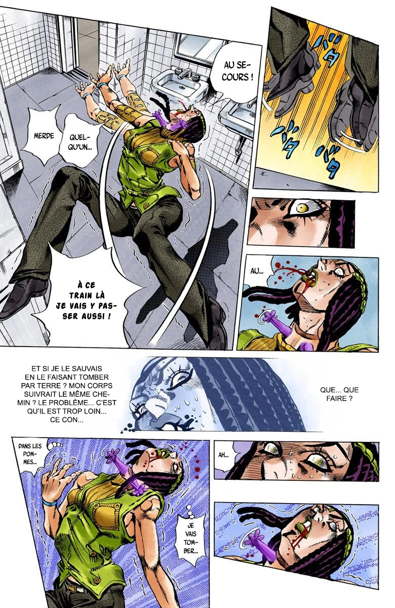 Read JoJo's Bizarre Adventure Part 6 Stone Ocean Official Colored FR Manga Online