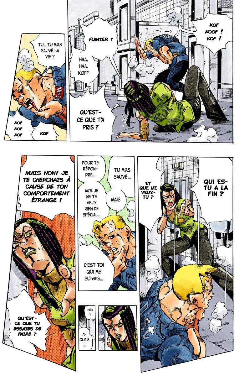 Read JoJo's Bizarre Adventure Part 6 Stone Ocean Official Colored FR Manga Online