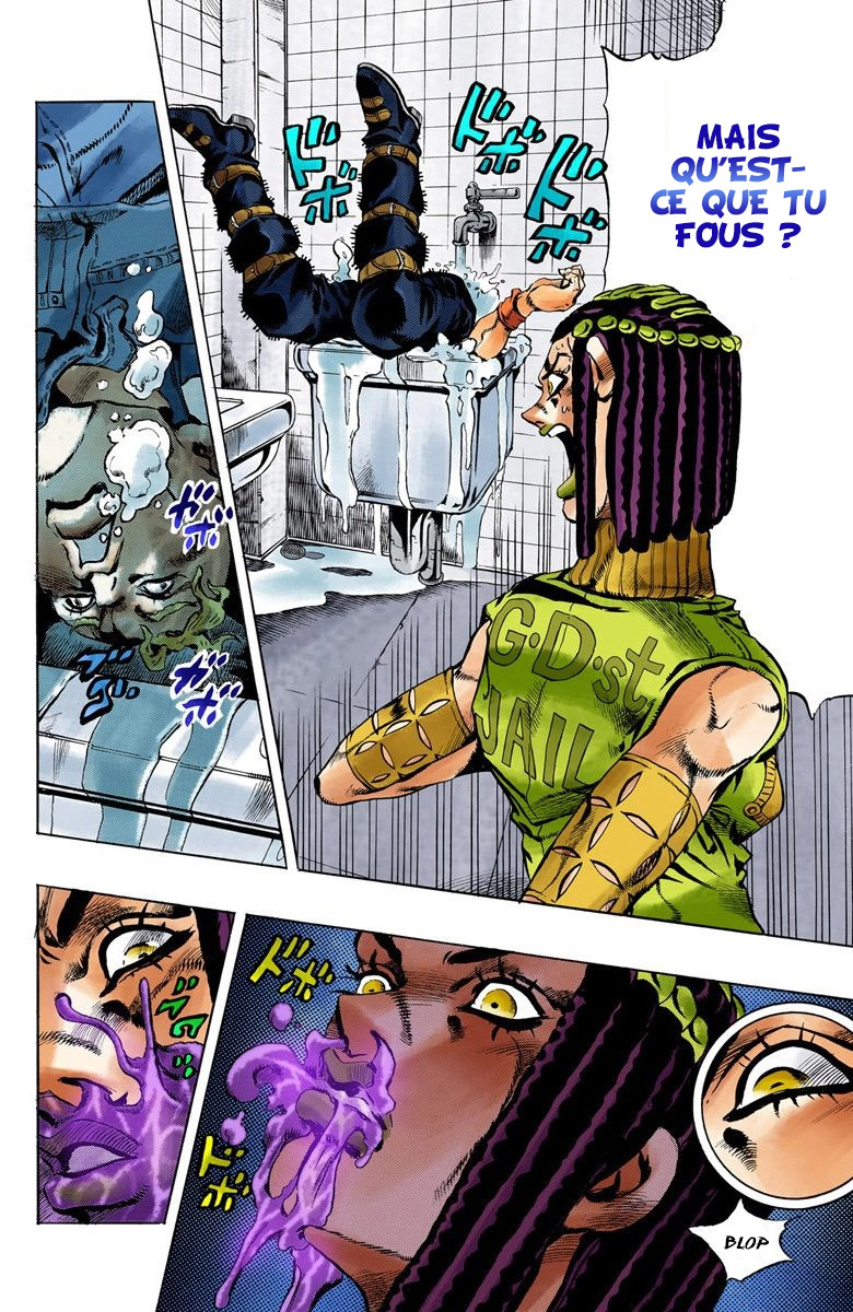 Read JoJo's Bizarre Adventure Part 6 Stone Ocean Official Colored FR Manga Online