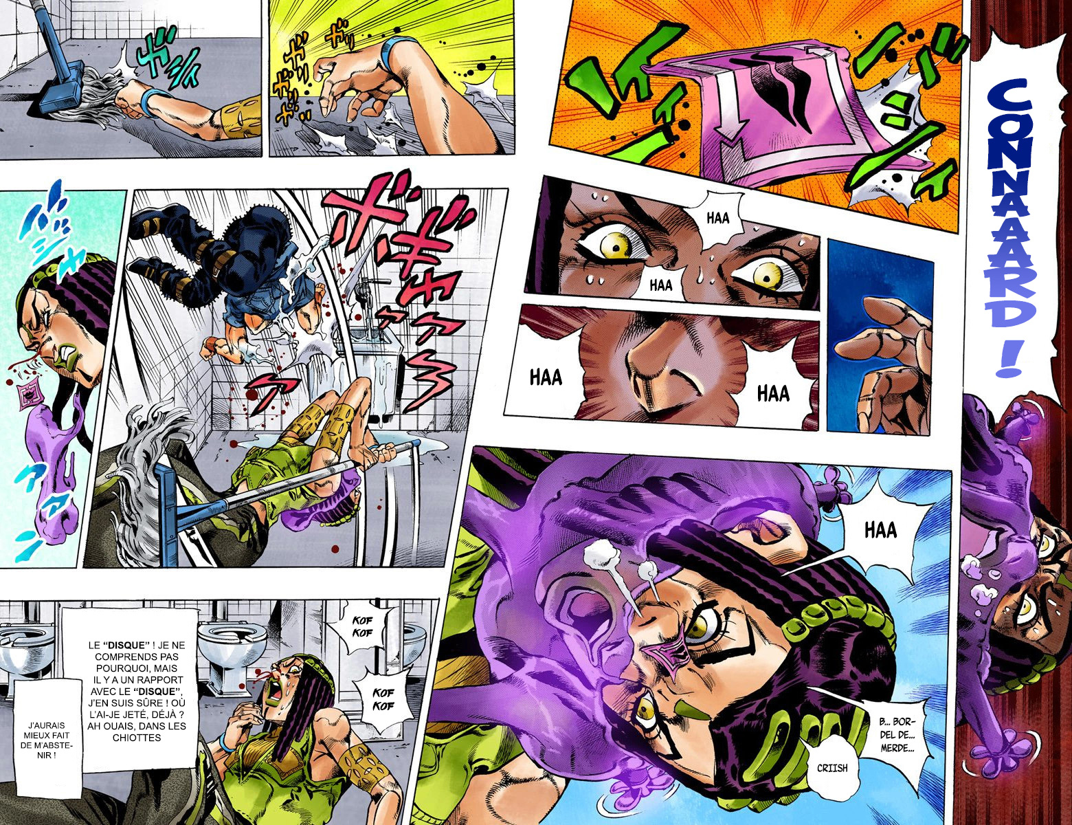 Read JoJo's Bizarre Adventure Part 6 Stone Ocean Official Colored FR Manga Online