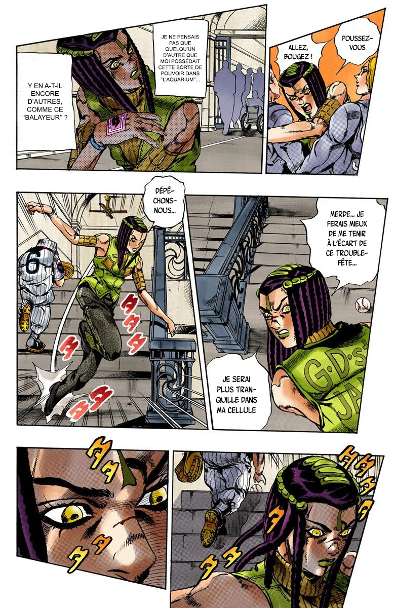 Read JoJo's Bizarre Adventure Part 6 Stone Ocean Official Colored FR Manga Online