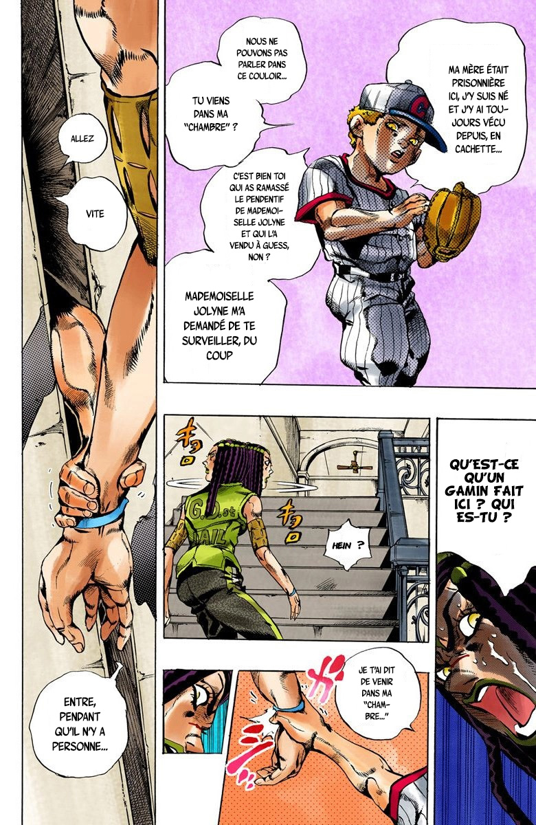 Read JoJo's Bizarre Adventure Part 6 Stone Ocean Official Colored FR Manga Online