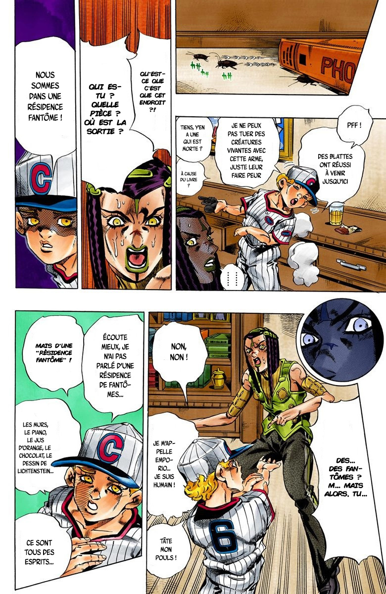 Read JoJo's Bizarre Adventure Part 6 Stone Ocean Official Colored FR Manga Online