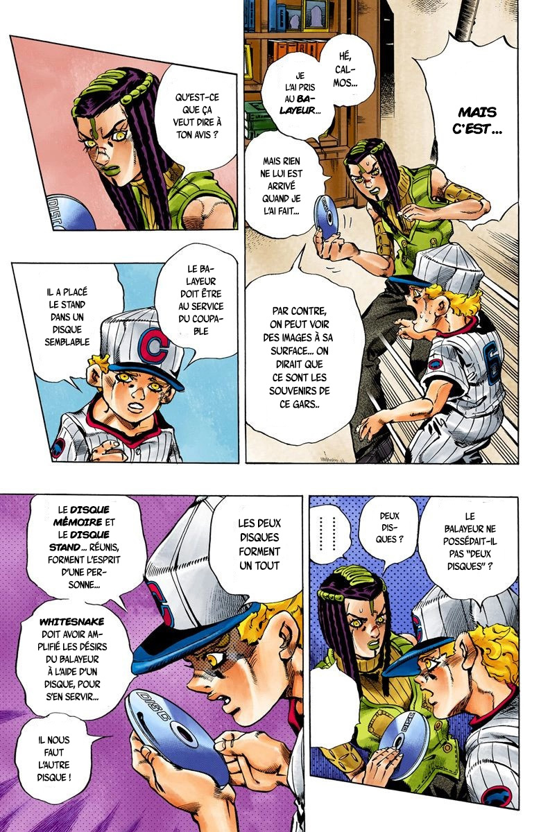 Read JoJo's Bizarre Adventure Part 6 Stone Ocean Official Colored FR Manga Online