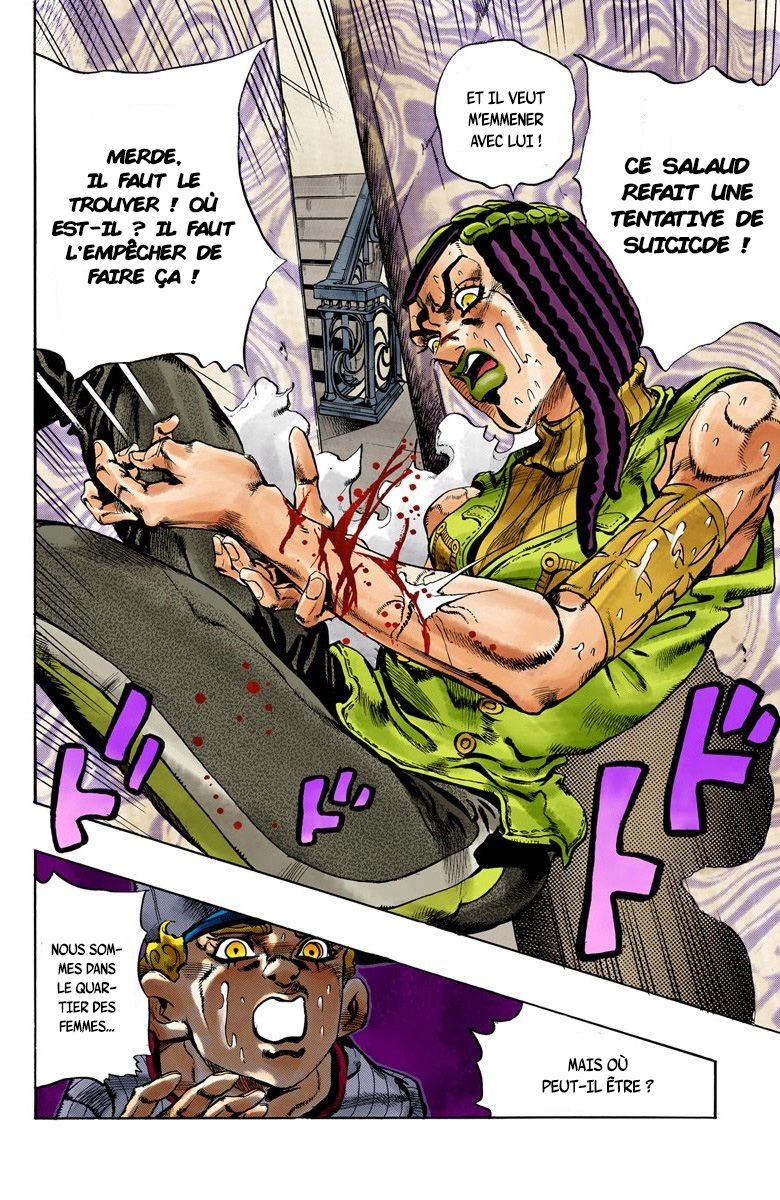 Read JoJo's Bizarre Adventure Part 6 Stone Ocean Official Colored FR Manga Online