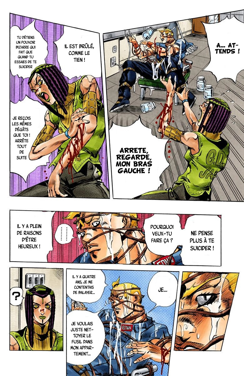 Read JoJo's Bizarre Adventure Part 6 Stone Ocean Official Colored FR Manga Online