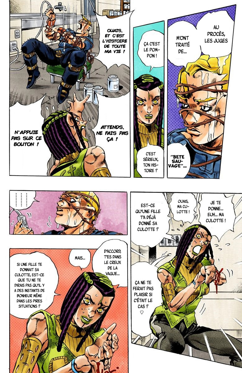 Read JoJo's Bizarre Adventure Part 6 Stone Ocean Official Colored FR Manga Online