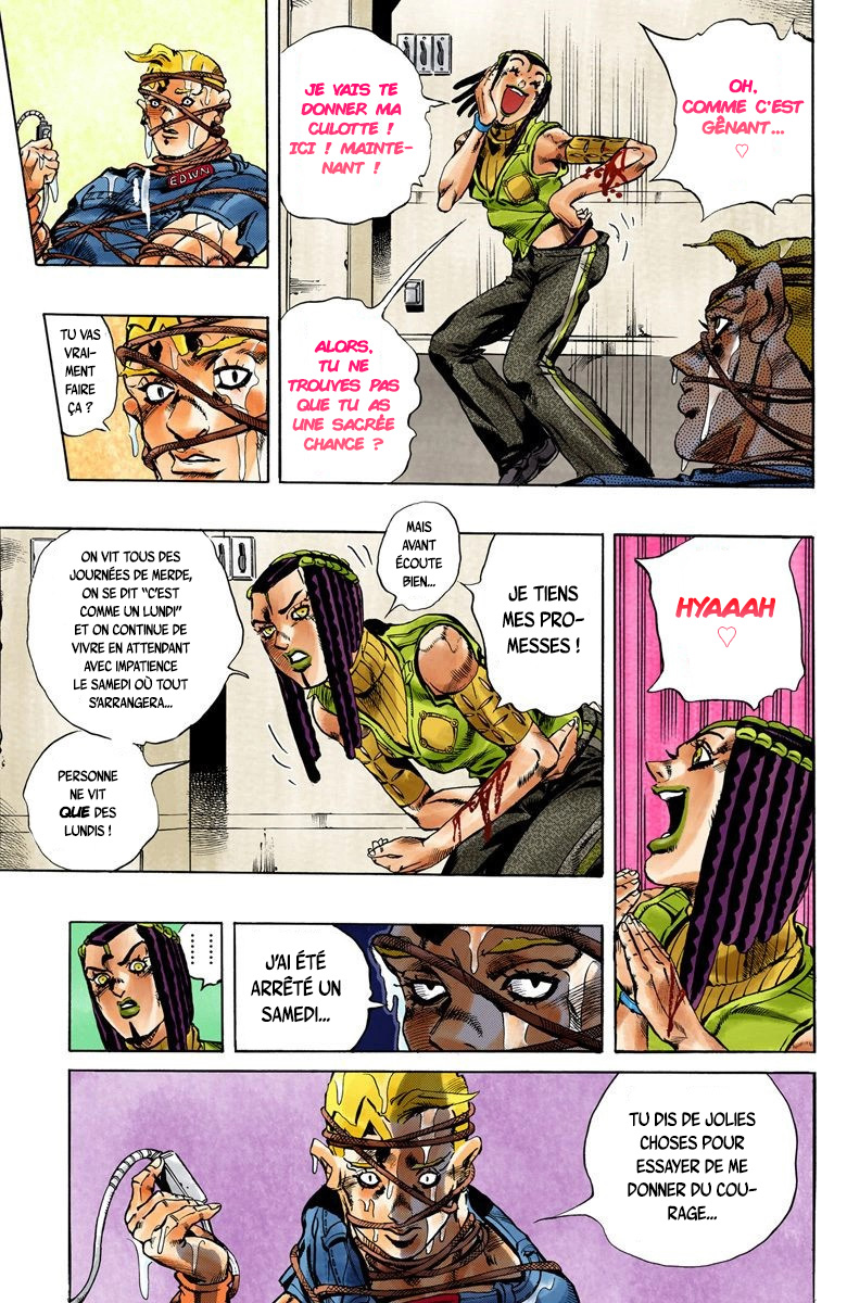 Read JoJo's Bizarre Adventure Part 6 Stone Ocean Official Colored FR Manga Online