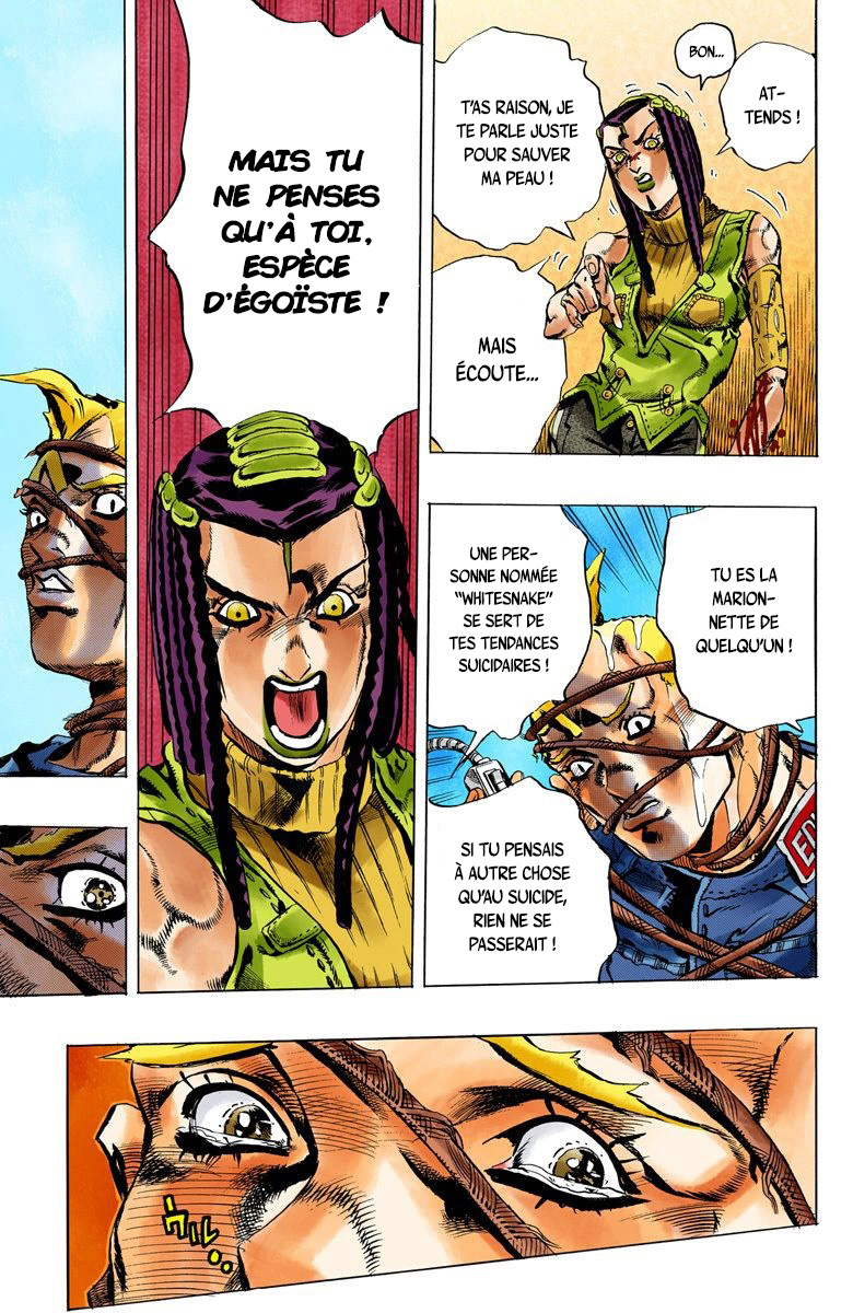 Read JoJo's Bizarre Adventure Part 6 Stone Ocean Official Colored FR Manga Online