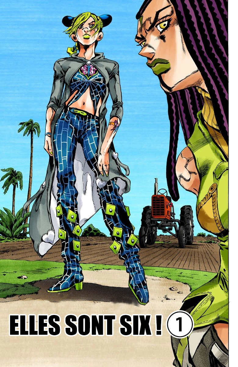 Read JoJo's Bizarre Adventure Part 6 Stone Ocean Official Colored FR Manga Online