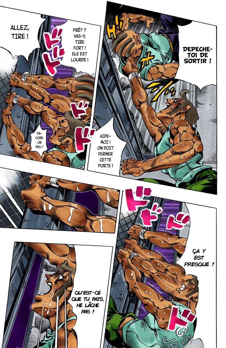 Read JoJo's Bizarre Adventure Part 6 Stone Ocean Official Colored FR Manga Online