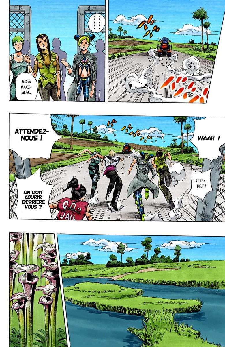 Read JoJo's Bizarre Adventure Part 6 Stone Ocean Official Colored FR Manga Online