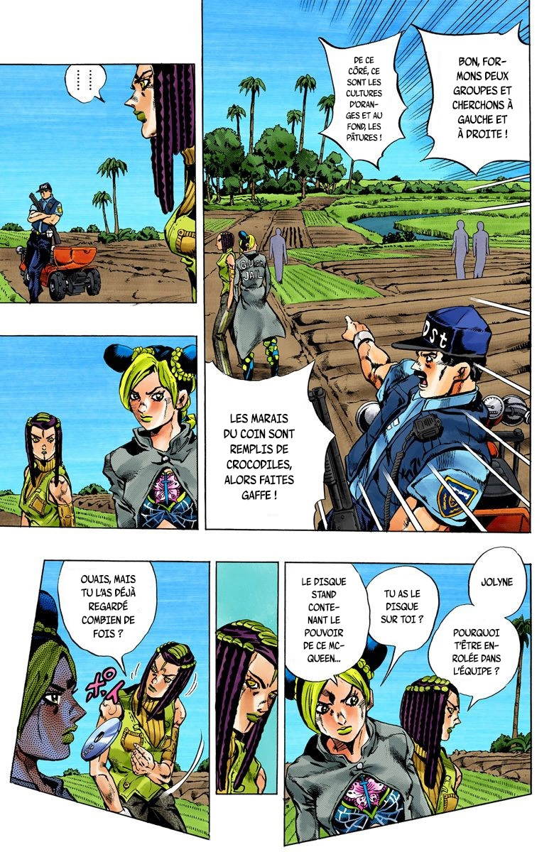 Read JoJo's Bizarre Adventure Part 6 Stone Ocean Official Colored FR Manga Online