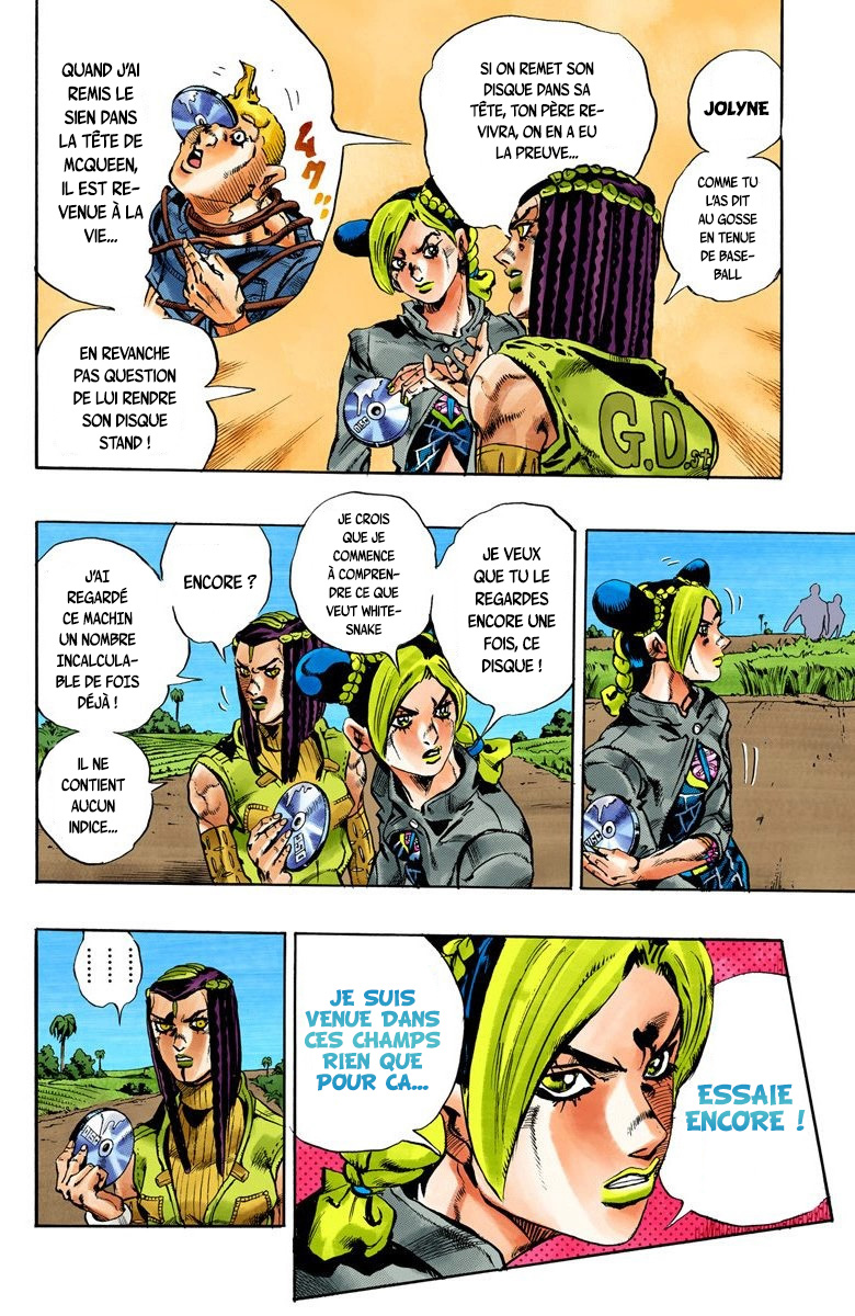 Read JoJo's Bizarre Adventure Part 6 Stone Ocean Official Colored FR Manga Online