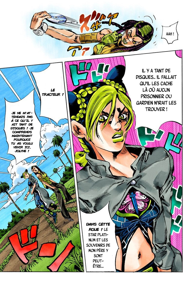 Read JoJo's Bizarre Adventure Part 6 Stone Ocean Official Colored FR Manga Online