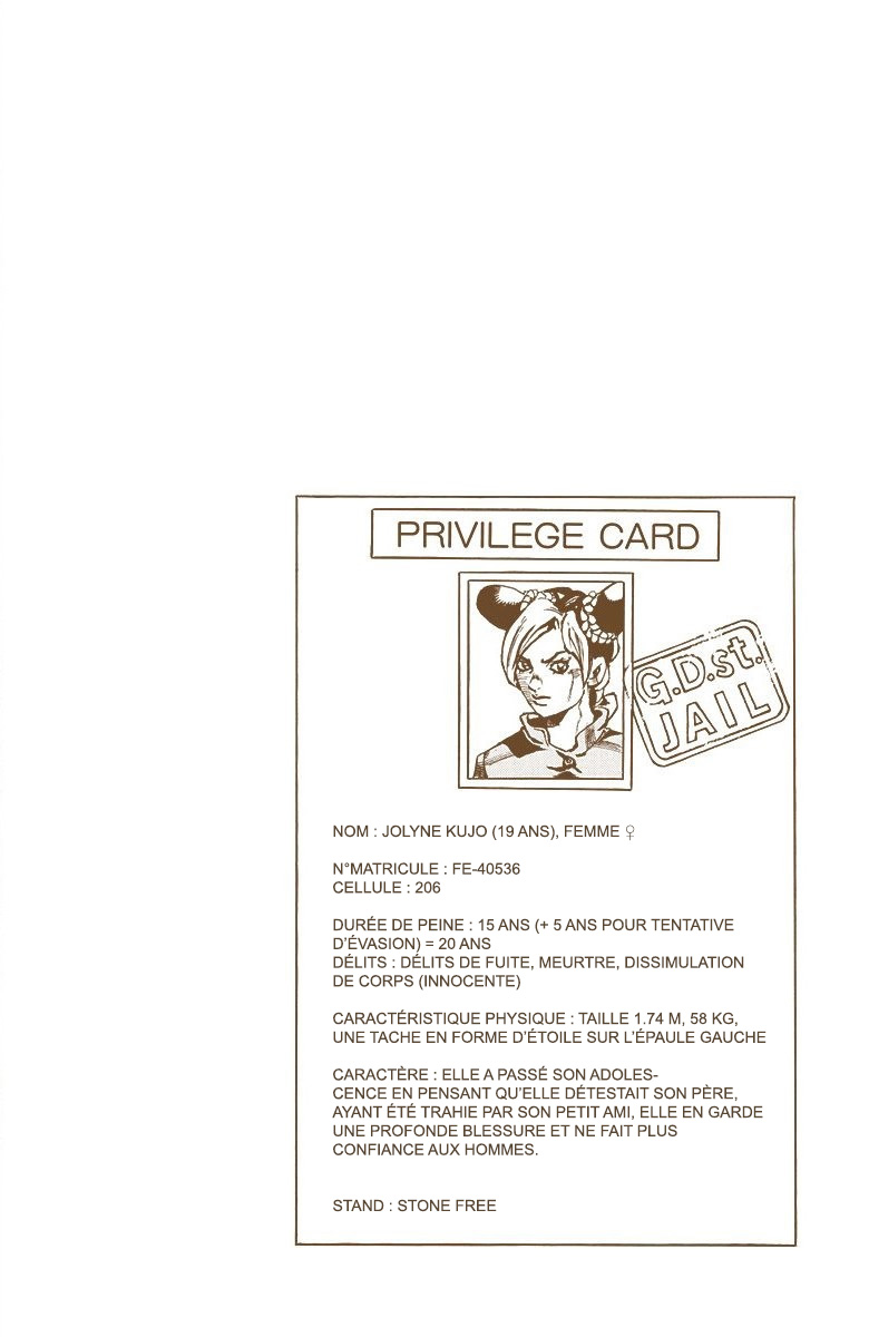 Read JoJo's Bizarre Adventure Part 6 Stone Ocean Official Colored FR Manga Online
