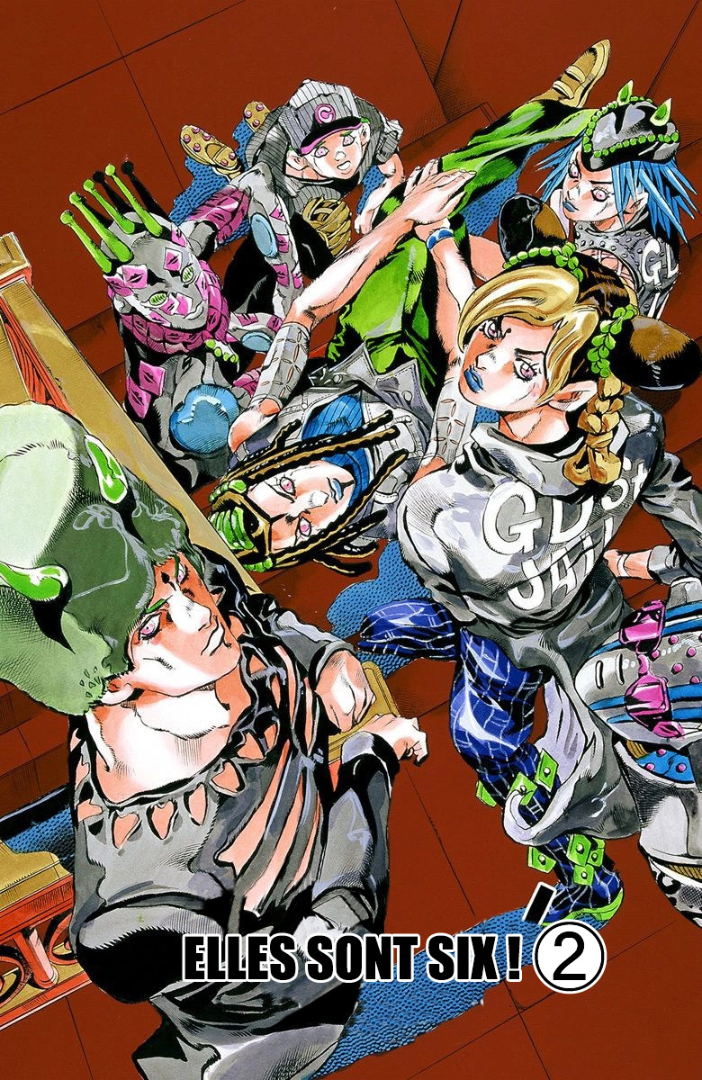 Read JoJo's Bizarre Adventure Part 6 Stone Ocean Official Colored FR Manga Online
