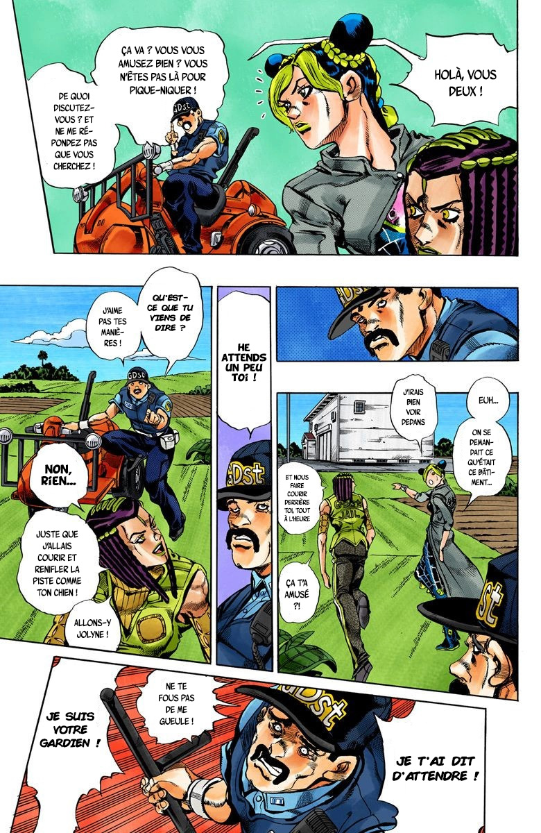 Read JoJo's Bizarre Adventure Part 6 Stone Ocean Official Colored FR Manga Online