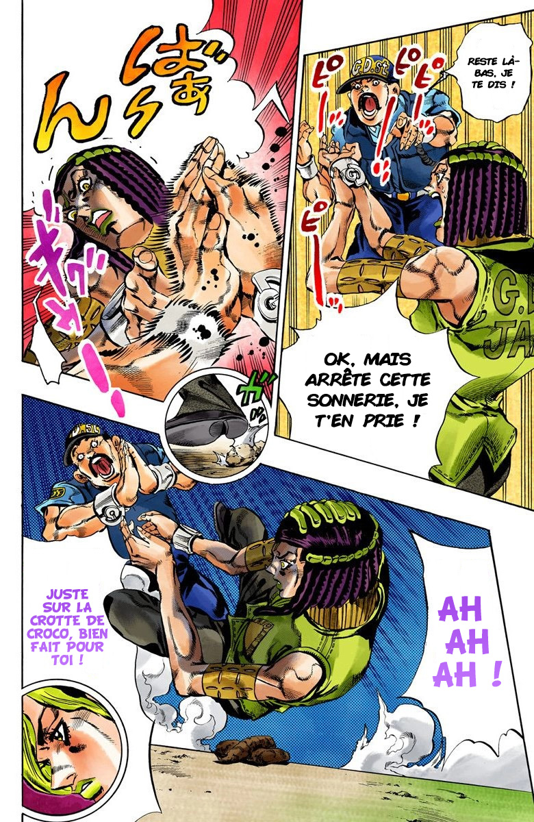 Read JoJo's Bizarre Adventure Part 6 Stone Ocean Official Colored FR Manga Online