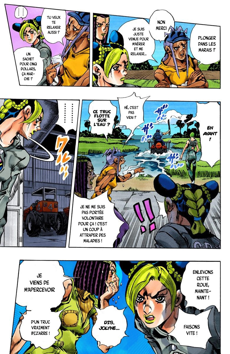 Read JoJo's Bizarre Adventure Part 6 Stone Ocean Official Colored FR Manga Online