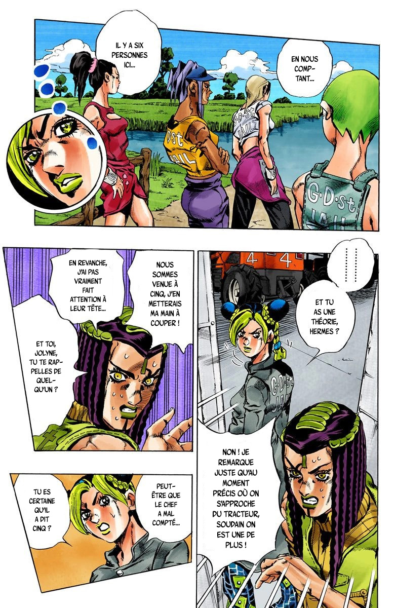 Read JoJo's Bizarre Adventure Part 6 Stone Ocean Official Colored FR Manga Online