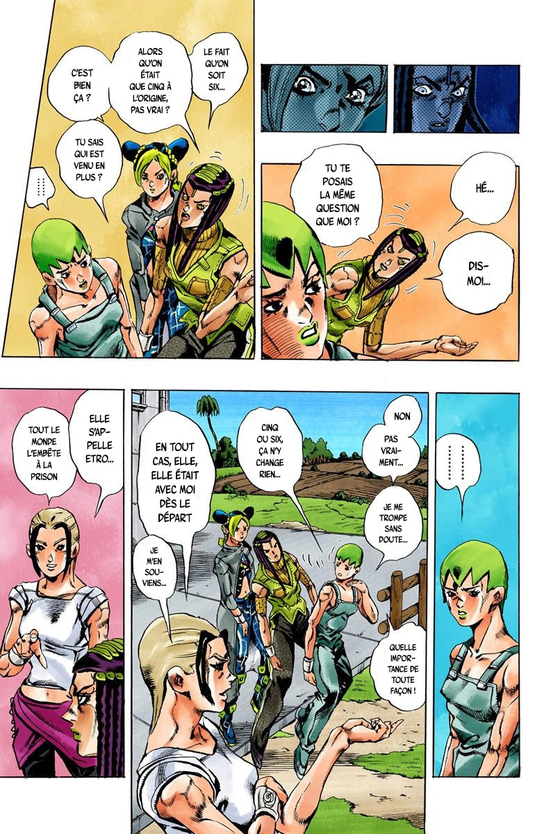 Read JoJo's Bizarre Adventure Part 6 Stone Ocean Official Colored FR Manga Online