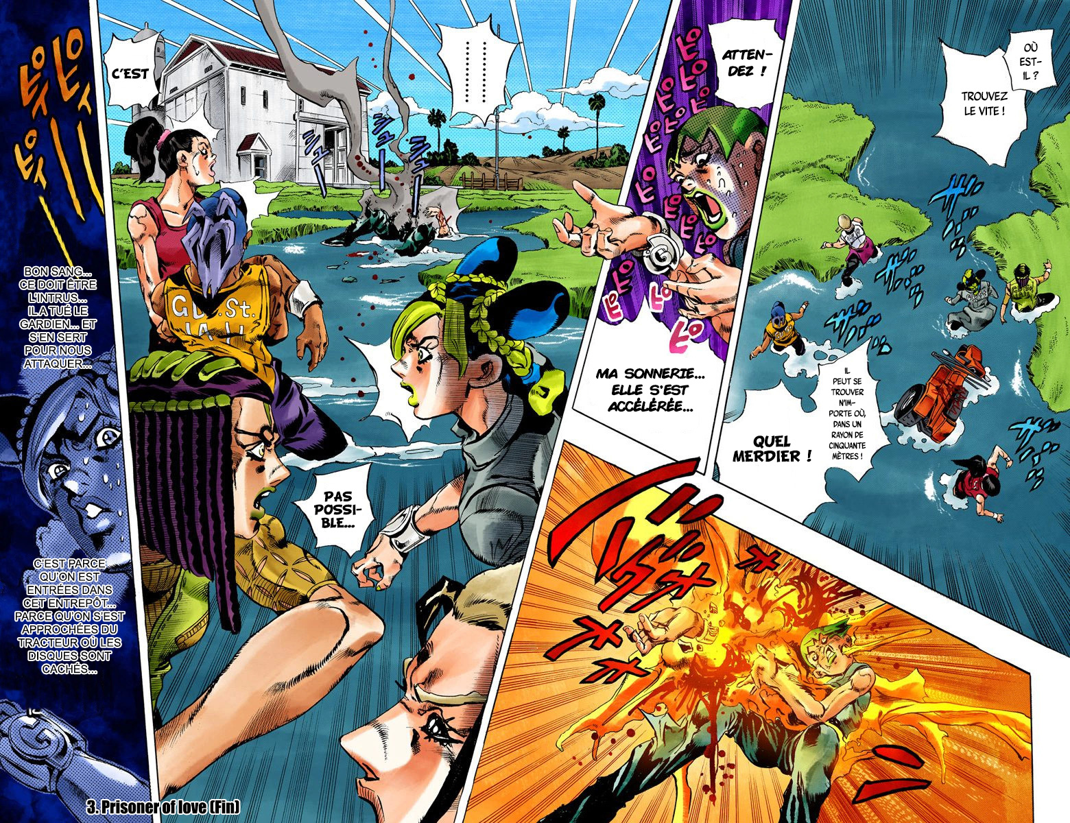 Read JoJo's Bizarre Adventure Part 6 Stone Ocean Official Colored FR Manga Online