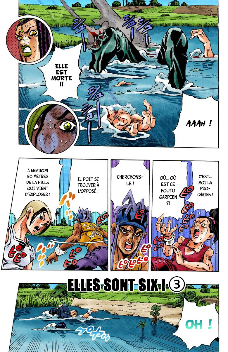 Read JoJo's Bizarre Adventure Part 6 Stone Ocean Official Colored FR Manga Online