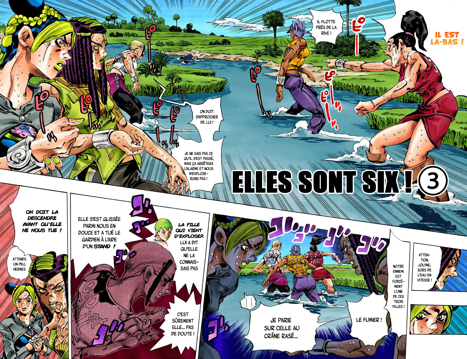 Read JoJo's Bizarre Adventure Part 6 Stone Ocean Official Colored FR Manga Online