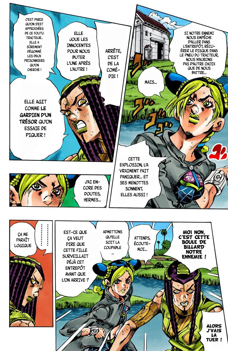 Read JoJo's Bizarre Adventure Part 6 Stone Ocean Official Colored FR Manga Online