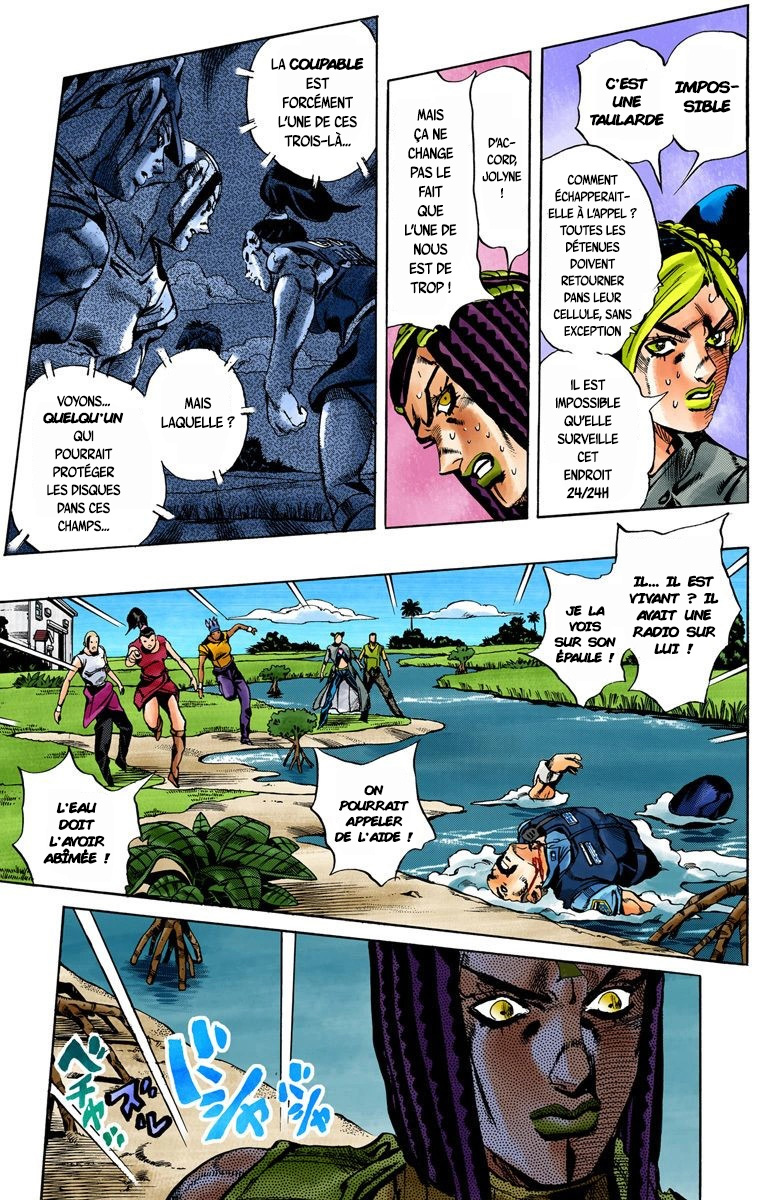 Read JoJo's Bizarre Adventure Part 6 Stone Ocean Official Colored FR Manga Online