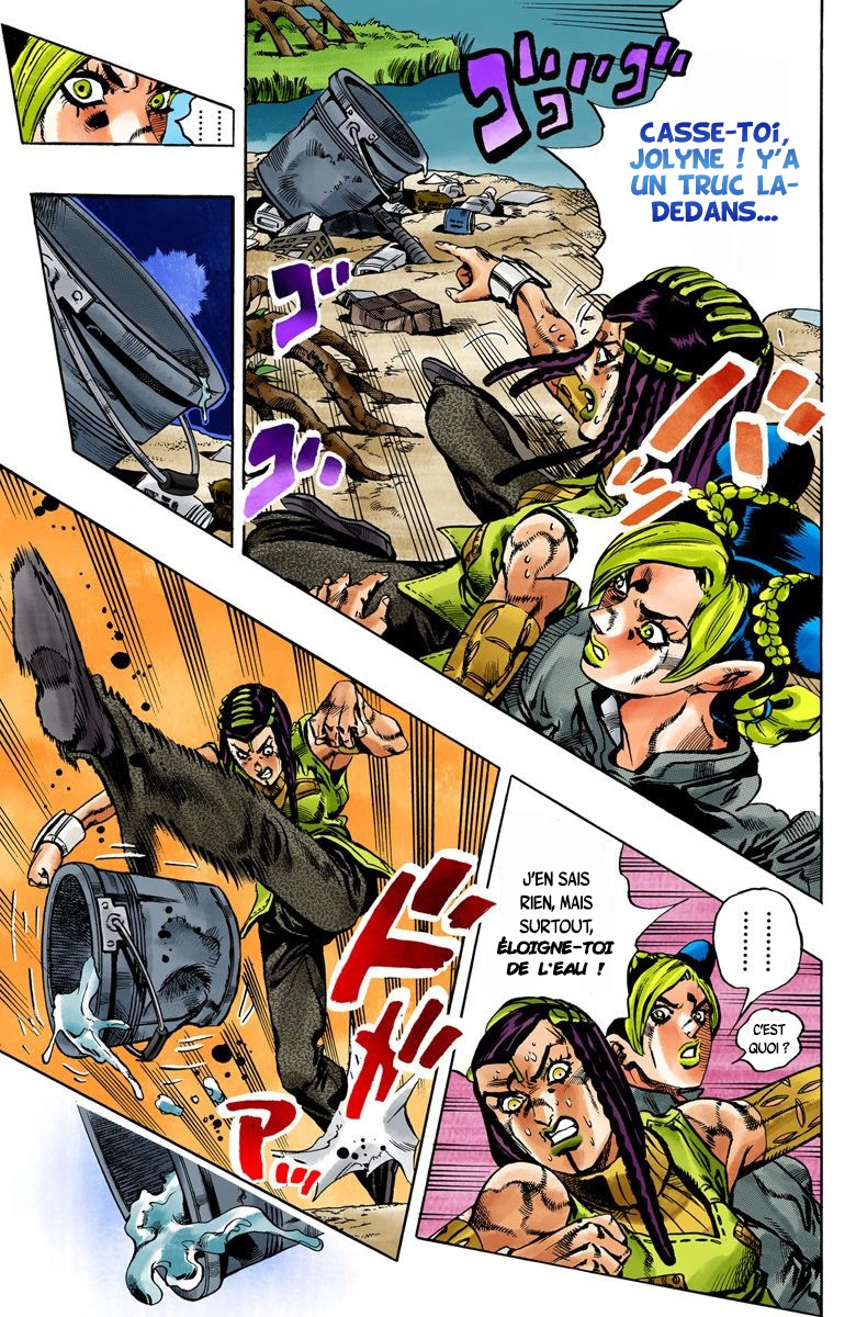 Read JoJo's Bizarre Adventure Part 6 Stone Ocean Official Colored FR Manga Online