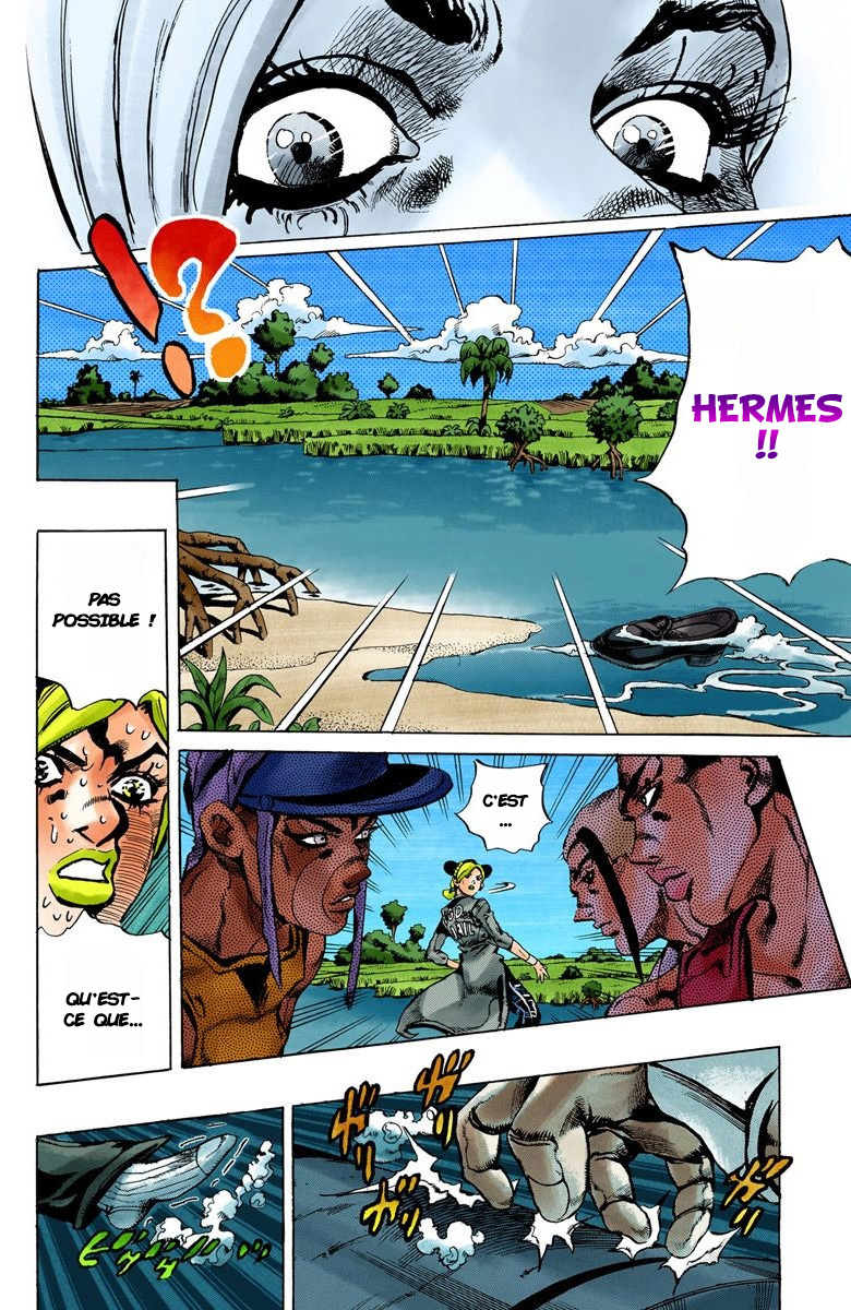 Read JoJo's Bizarre Adventure Part 6 Stone Ocean Official Colored FR Manga Online