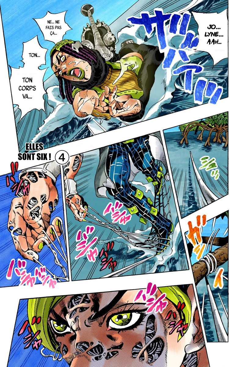 Read JoJo's Bizarre Adventure Part 6 Stone Ocean Official Colored FR Manga Online