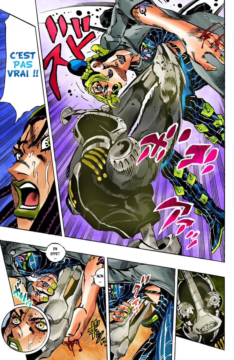 Read JoJo's Bizarre Adventure Part 6 Stone Ocean Official Colored FR Manga Online