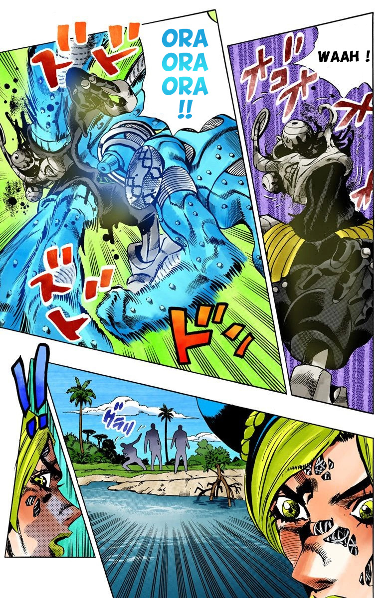 Read JoJo's Bizarre Adventure Part 6 Stone Ocean Official Colored FR Manga Online