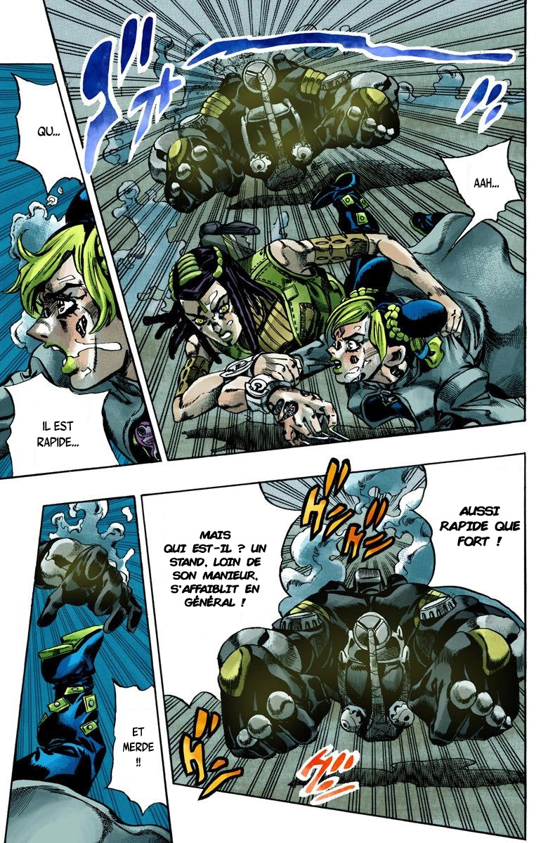 Read JoJo's Bizarre Adventure Part 6 Stone Ocean Official Colored FR Manga Online