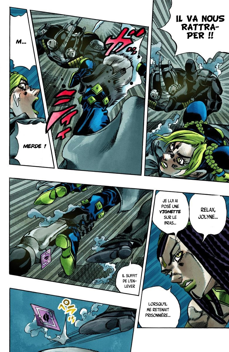 Read JoJo's Bizarre Adventure Part 6 Stone Ocean Official Colored FR Manga Online
