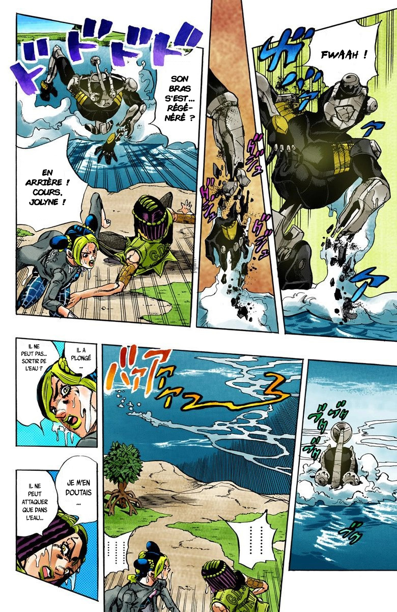 Read JoJo's Bizarre Adventure Part 6 Stone Ocean Official Colored FR Manga Online