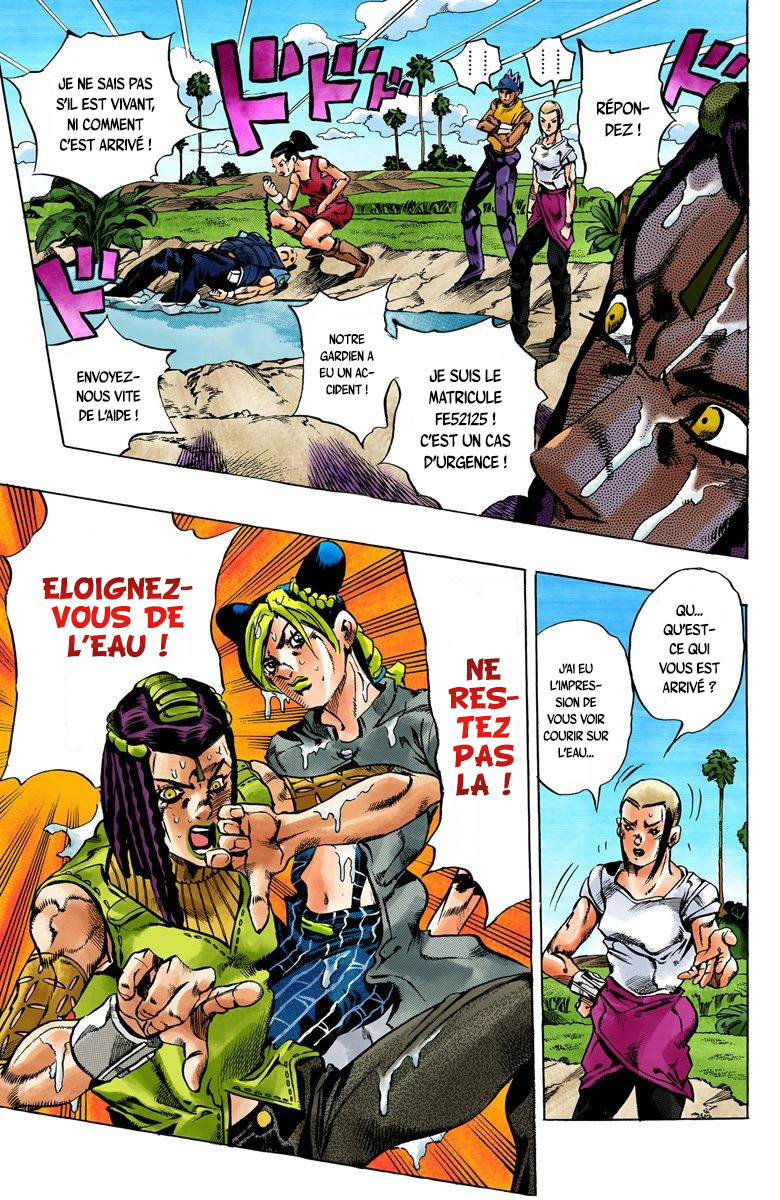 Read JoJo's Bizarre Adventure Part 6 Stone Ocean Official Colored FR Manga Online