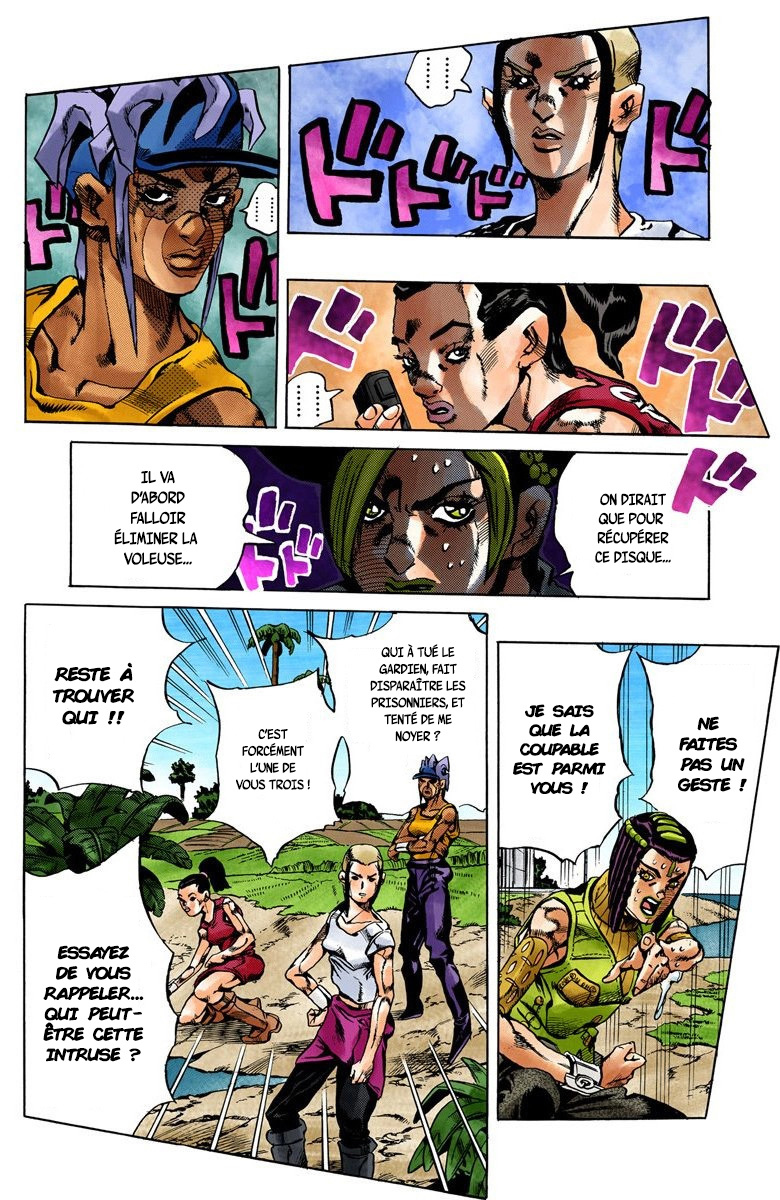 Read JoJo's Bizarre Adventure Part 6 Stone Ocean Official Colored FR Manga Online