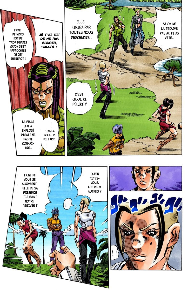 Read JoJo's Bizarre Adventure Part 6 Stone Ocean Official Colored FR Manga Online