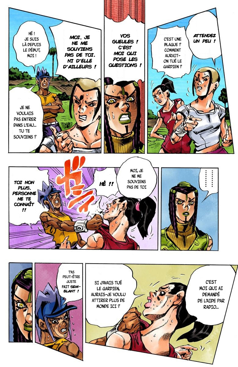Read JoJo's Bizarre Adventure Part 6 Stone Ocean Official Colored FR Manga Online