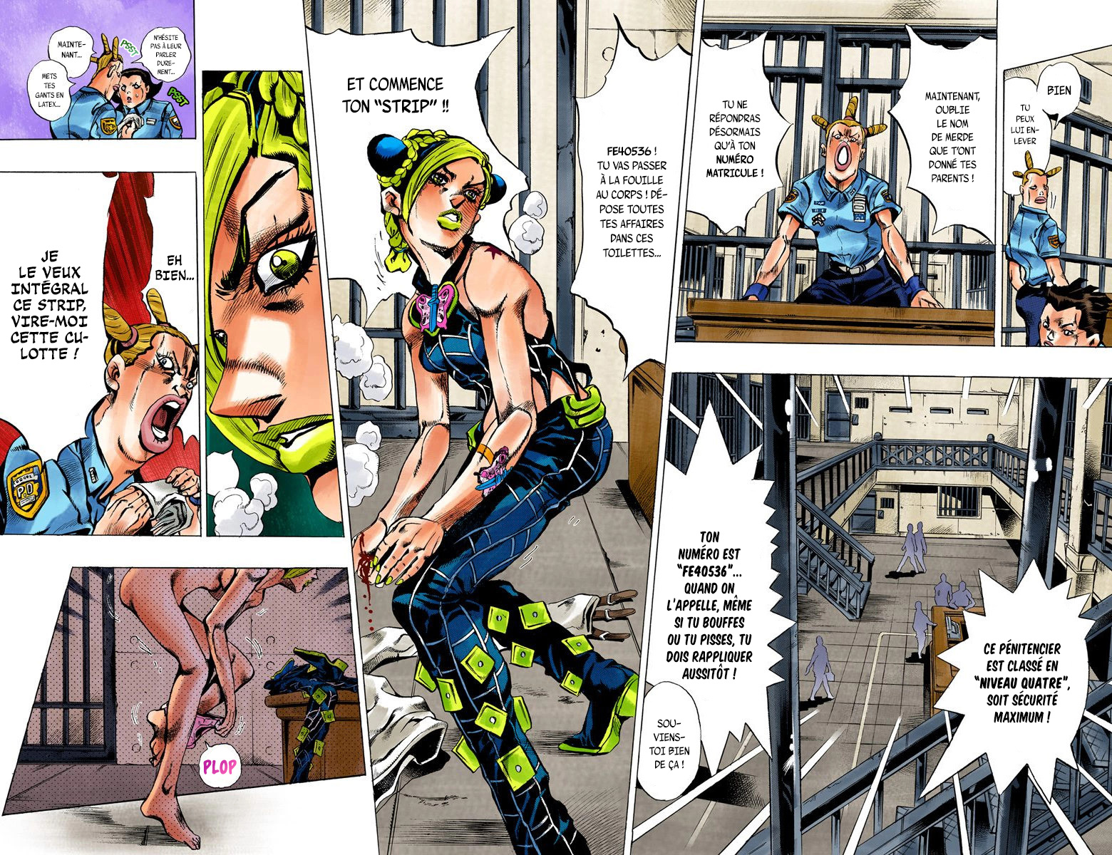Read JoJo's Bizarre Adventure Part 6 Stone Ocean Official Colored FR Manga Online