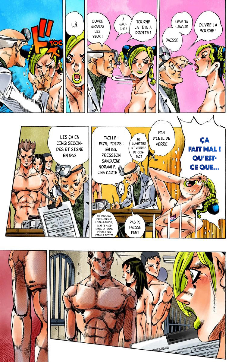 Read JoJo's Bizarre Adventure Part 6 Stone Ocean Official Colored FR Manga Online