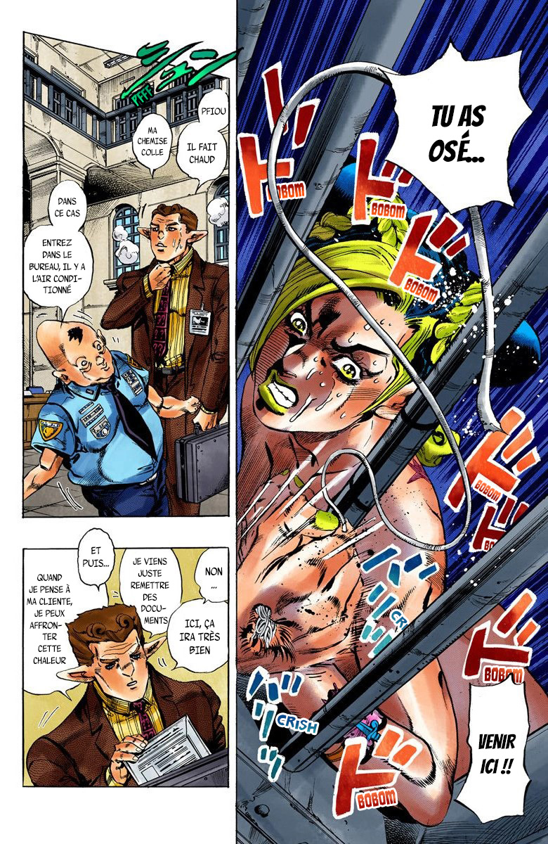 Read JoJo's Bizarre Adventure Part 6 Stone Ocean Official Colored FR Manga Online